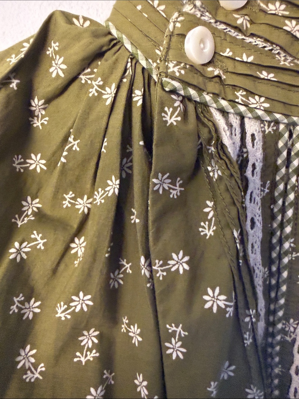 NWT Doen Beatrice Dress in Cypress Calico / Xs - Picture 6 of 9